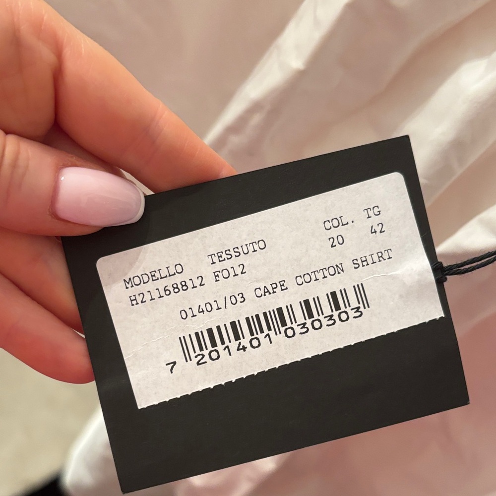 White Off-Shoulder Ruffle Blouse - Picture 6 of 7